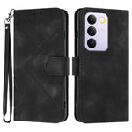 Custodia per cellulare in pelle con motivo a linea, For Realme 16T 5G, For Realme C100 4G, For Realme 15x 5G India / Realme C85 5G, For Realme P4 Pro 5G