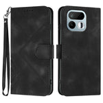 Custodia per cellulare in pelle con motivo a linea, For Realme 16T 5G, For Realme C100 4G, For Realme 15x 5G India / Realme C85 5G, For Realme P4 Pro 5G