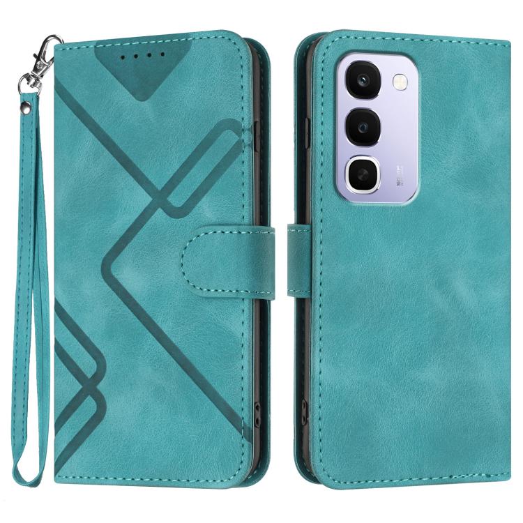 Custodia per cellulare in pelle con motivo a linea, For Realme 16T 5G, For Realme C100 4G, For Realme 15x 5G India / Realme C85 5G, For Realme P4 Pro 5G