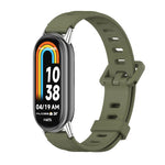 Cinturino per orologio in silicone traspirante con foro piatto Mijobs, For Xiaomi Smart Band 10 / 9 / 8
