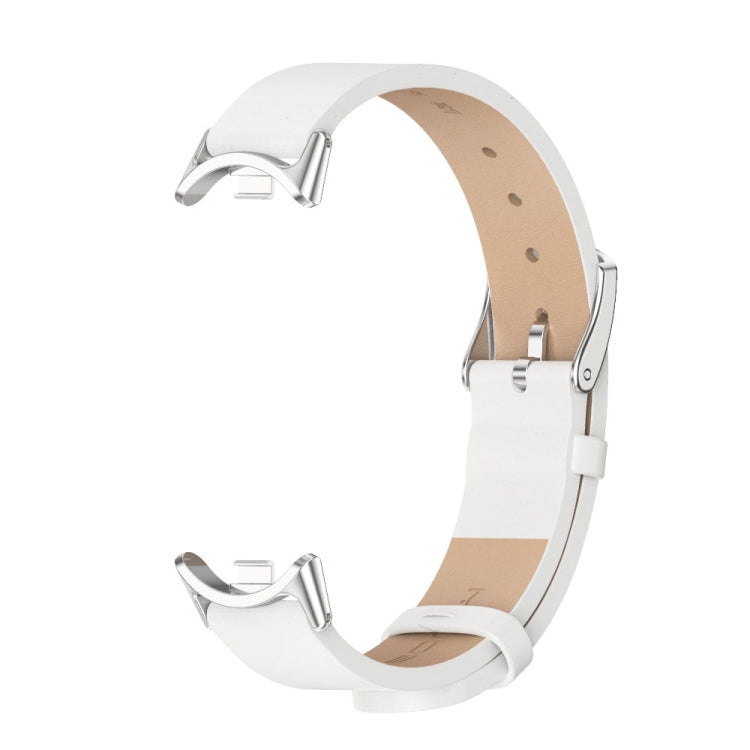 Cinturino per orologio in pelle PU in microfibra Mijobs, For Xiaomi Smart Band 10 / 9 / 8
