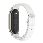 Cinturino per orologio in pelle PU in microfibra Mijobs, For Xiaomi Smart Band 10 / 9 / 8