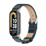 Cinturino per orologio in pelle PU in microfibra Mijobs, For Xiaomi Smart Band 10 / 9 / 8