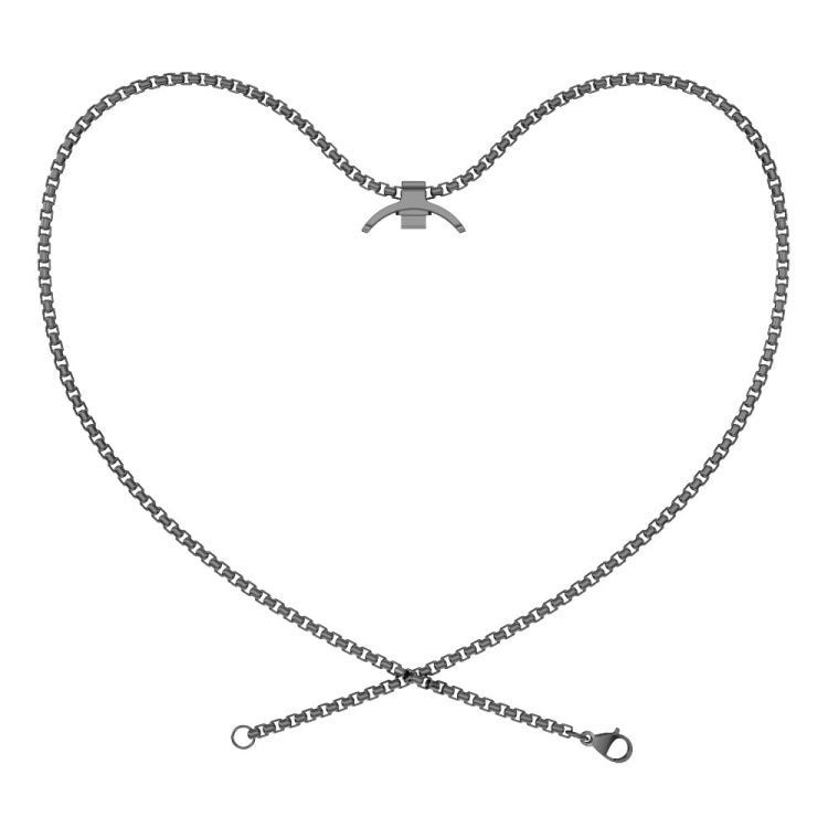 Collana con orologio in acciaio inossidabile con ciondolo in metallo Mijobs, For Xiaomi Smart Band 10 / 9 / 8