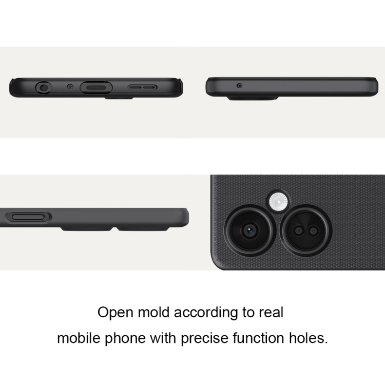 NILLKIN Custodia per telefono per PC smerigliata, For OnePlus Nord CE 3 Lite