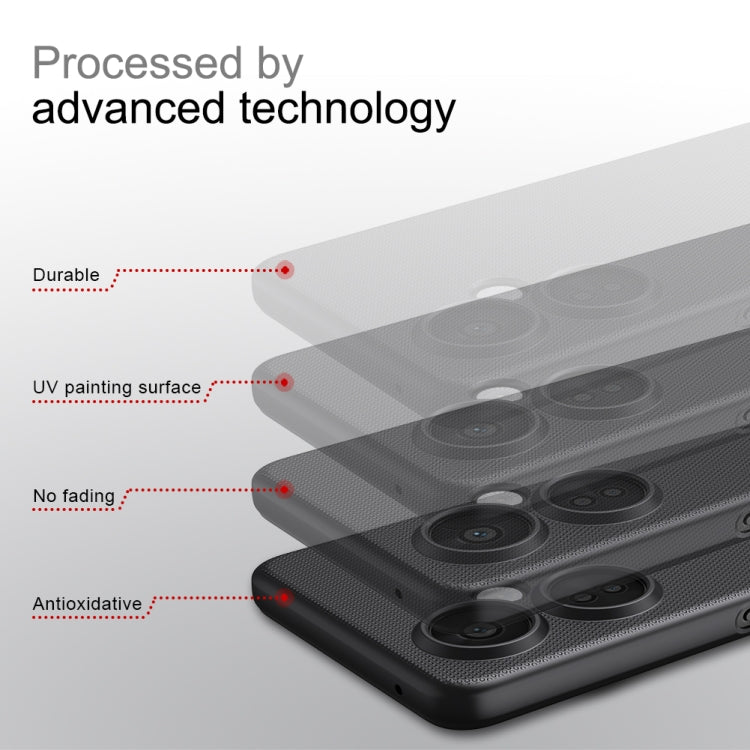 NILLKIN Custodia per telefono per PC smerigliata, For OnePlus Nord CE 3 Lite