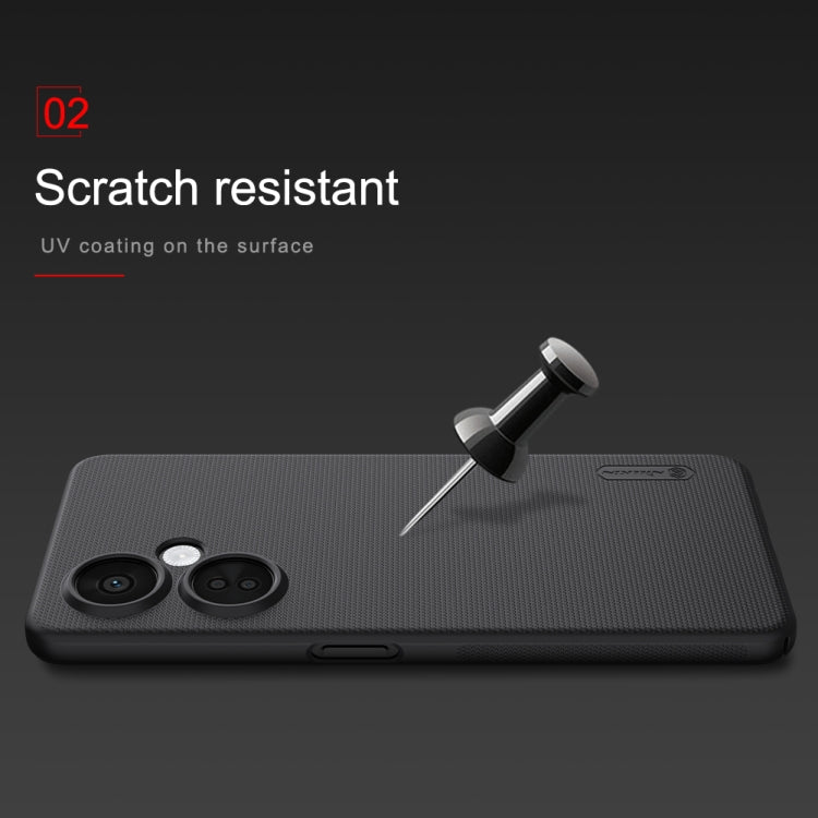 NILLKIN Custodia per telefono per PC smerigliata, For OnePlus Nord CE 3 Lite