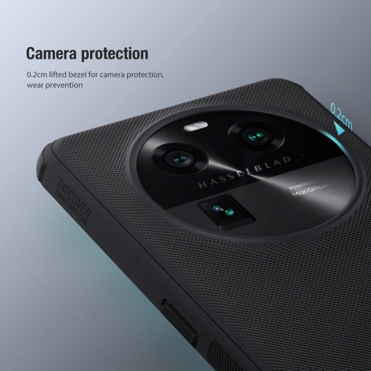 NILLKIN Frosted Shield Pro PC + custodia per telefono in TPU, For OPPO Find X6 Pro, For OPPO Find X7 Ultra, For OPPO Find X6