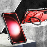 Custodia TPU con supporto magnetico MagSafe per Galaxy S22
