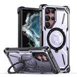 Custodia TPU con supporto magnetico MagSafe Galaxy S22 Ultra