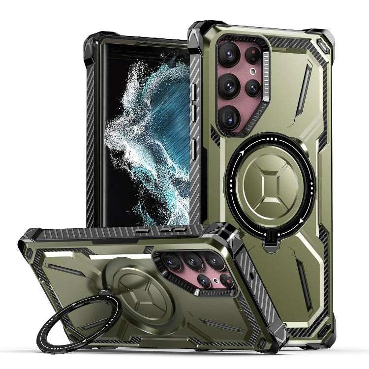 Custodia TPU con supporto magnetico MagSafe Galaxy S22 Ultra