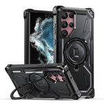 Custodia TPU con supporto magnetico MagSafe Galaxy S22 Ultra