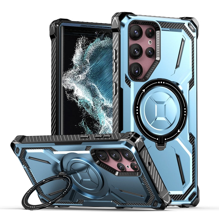 Custodia TPU con supporto magnetico MagSafe Galaxy S22 Ultra