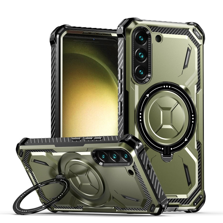 Custodia TPU con supporto magnetico MagSafe Galaxy S22 Ultra