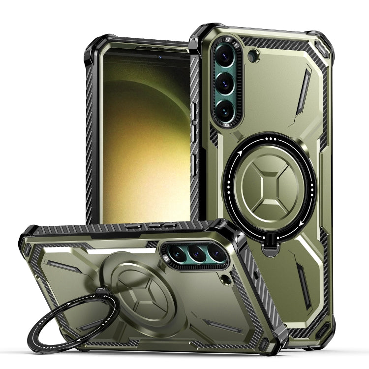 Custodia TPU con supporto magnetico MagSafe Galaxy S22 Ultra