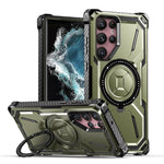 Custodia TPU con supporto magnetico MagSafe Galaxy S22 Ultra