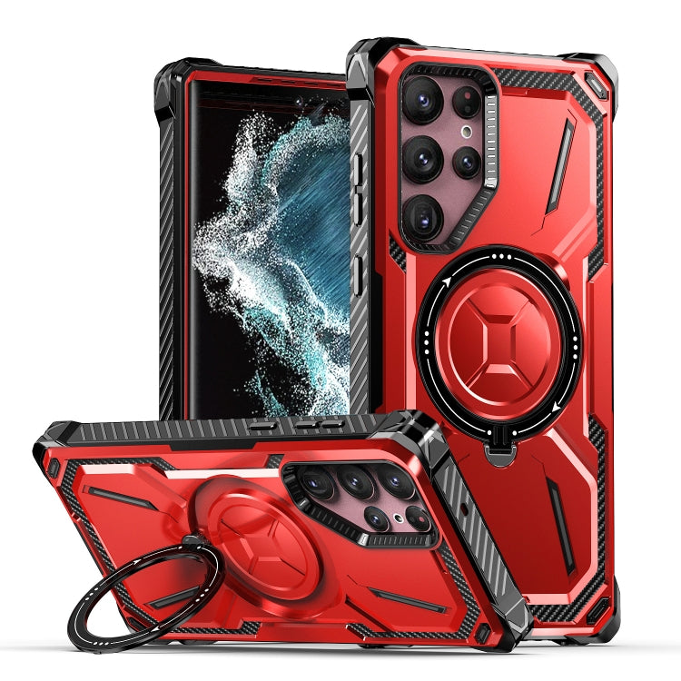 Custodia TPU con supporto magnetico MagSafe Galaxy S22 Ultra