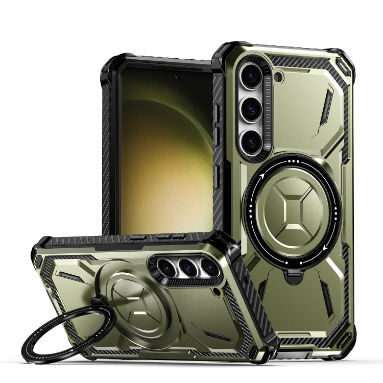 Custodia TPU con supporto magnetico MagSafe Galaxy S22 Ultra