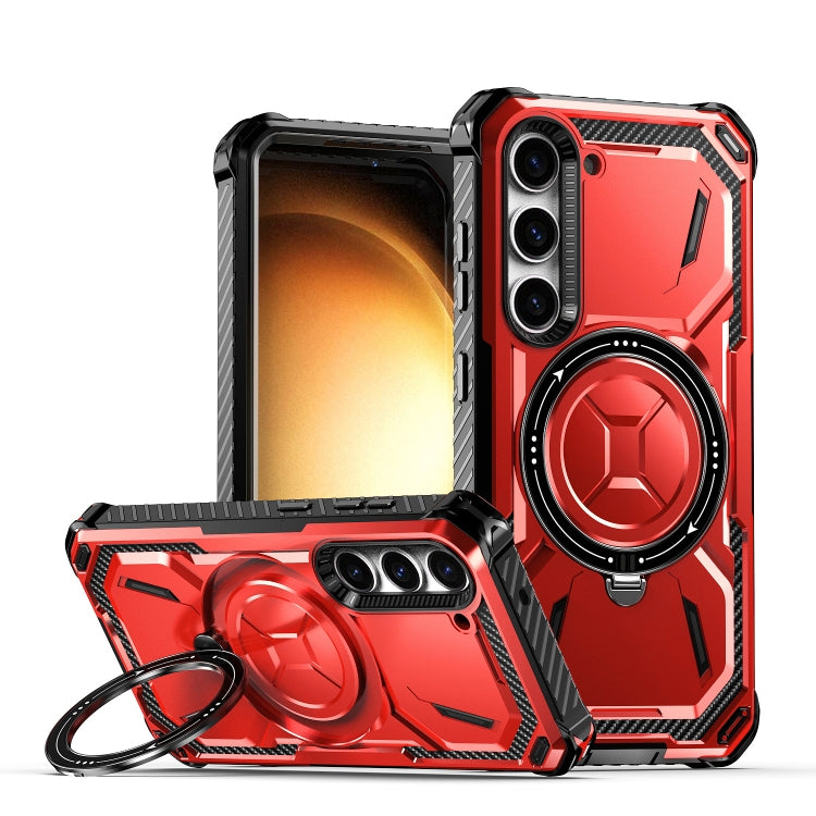 Custodia TPU con supporto magnetico MagSafe per Galaxy S22