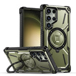 Custodia TPU con supporto magnetico MagSafe per Galaxy S22