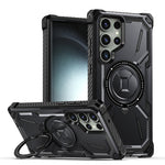 Custodia TPU con supporto magnetico MagSafe per Galaxy S22