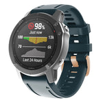 Cinturino in silicone con fibbia in oro rosa da 20 mm, For Garmin Fenix 7S / 6S Pro / 5S Plus