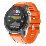 Cinturino in silicone con fibbia in oro rosa da 20 mm, For Garmin Fenix 7S / 6S Pro / 5S Plus