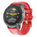Cinturino in silicone con fibbia in oro rosa da 20 mm, For Garmin Fenix 7S / 6S Pro / 5S Plus