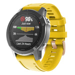 Cinturino in silicone con fibbia in oro rosa da 20 mm, For Garmin Fenix 7S / 6S Pro / 5S Plus