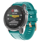 Cinturino in silicone con fibbia in oro rosa da 20 mm, For Garmin Fenix 7S / 6S Pro / 5S Plus