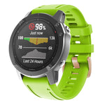 Cinturino in silicone con fibbia in oro rosa da 20 mm, For Garmin Fenix 7S / 6S Pro / 5S Plus