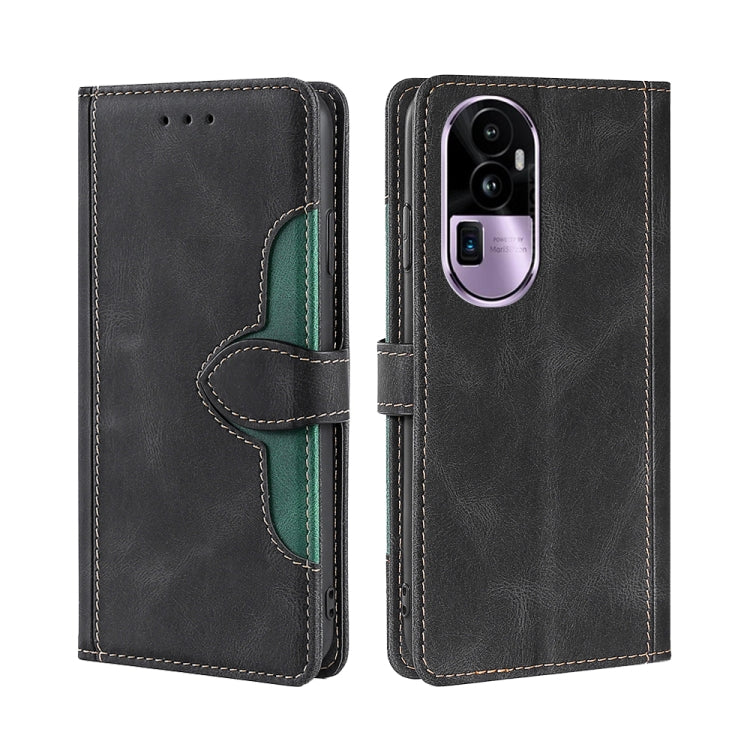 Custodia per telefono in pelle con fibbia magnetica Skin Feel, For OPPO A60 4G Global, For OPPO A3 Pro, For OPPO Reno11 F 5G, For OPPO Find X7 5G, For OPPO Find X7 Ultra 5G, For OPPO Reno10 Pro+ 5G