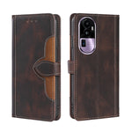 Custodia per telefono in pelle con fibbia magnetica Skin Feel, For OPPO A60 4G Global, For OPPO A3 Pro, For OPPO Reno11 F 5G, For OPPO Find X7 5G, For OPPO Find X7 Ultra 5G, For OPPO Reno10 Pro+ 5G
