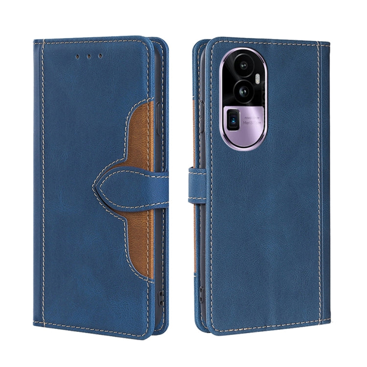 Custodia per telefono in pelle con fibbia magnetica Skin Feel, For OPPO A60 4G Global, For OPPO A3 Pro, For OPPO Reno11 F 5G, For OPPO Find X7 5G, For OPPO Find X7 Ultra 5G, For OPPO Reno10 Pro+ 5G