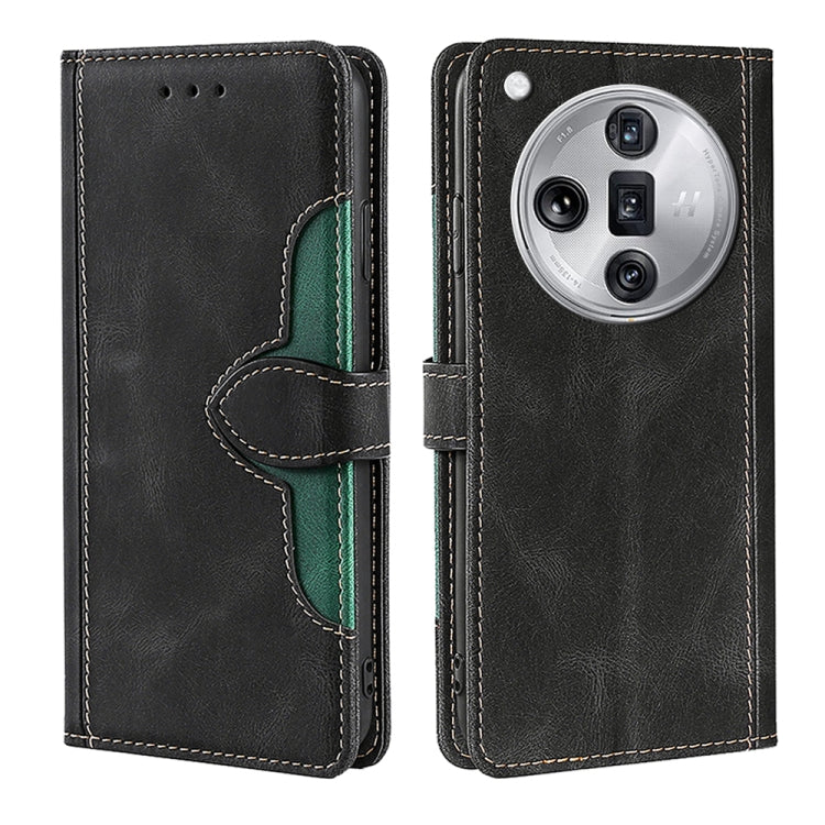 Custodia per telefono in pelle con fibbia magnetica Skin Feel, For OPPO A60 4G Global, For OPPO A3 Pro, For OPPO Reno11 F 5G, For OPPO Find X7 5G, For OPPO Find X7 Ultra 5G, For OPPO Reno10 Pro+ 5G