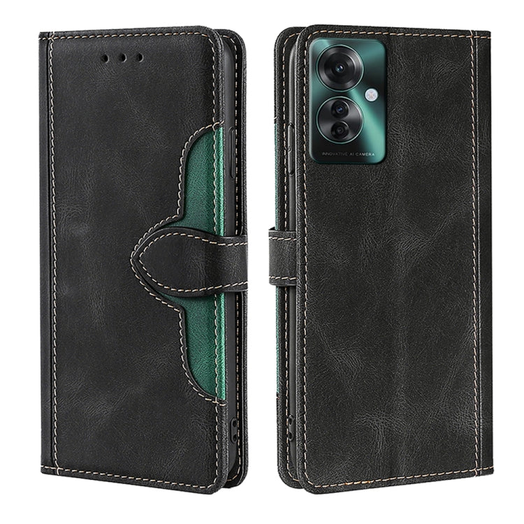 Custodia per telefono in pelle con fibbia magnetica Skin Feel, For OPPO A60 4G Global, For OPPO A3 Pro, For OPPO Reno11 F 5G, For OPPO Find X7 5G, For OPPO Find X7 Ultra 5G, For OPPO Reno10 Pro+ 5G