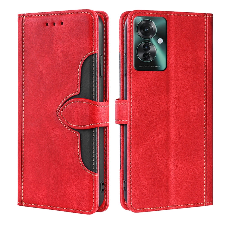 Custodia per telefono in pelle con fibbia magnetica Skin Feel, For OPPO A60 4G Global, For OPPO A3 Pro, For OPPO Reno11 F 5G, For OPPO Find X7 5G, For OPPO Find X7 Ultra 5G, For OPPO Reno10 Pro+ 5G