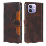 Custodia per telefono in pelle con fibbia magnetica Skin Feel, For OPPO A5 Pro 5G Global, For OPPO Reno13 F 5G / 4G, For OPPO A3 5G India, For OPPO Reno12 F 5G, For OPPO A3 Pro 5G India, For OPPO Reno12 5G Global