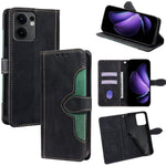 Custodia per telefono in pelle con fibbia magnetica Skin Feel, For OPPO A5 Pro 5G Global, For OPPO Reno13 F 5G / 4G, For OPPO A3 5G India, For OPPO Reno12 F 5G, For OPPO A3 Pro 5G India, For OPPO Reno12 5G Global