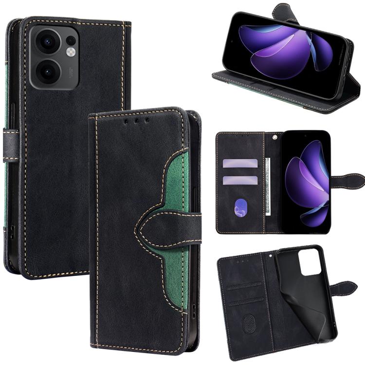 Custodia per telefono in pelle con fibbia magnetica Skin Feel, For OPPO A5 Pro 5G Global, For OPPO Reno13 F 5G / 4G, For OPPO A3 5G India, For OPPO Reno12 F 5G, For OPPO A3 Pro 5G India, For OPPO Reno12 5G Global
