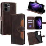 Custodia per telefono in pelle con fibbia magnetica Skin Feel, For OPPO A5 Pro 5G Global, For OPPO Reno13 F 5G / 4G, For OPPO A3 5G India, For OPPO Reno12 F 5G, For OPPO A3 Pro 5G India, For OPPO Reno12 5G Global
