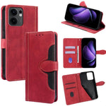 Custodia per telefono in pelle con fibbia magnetica Skin Feel, For OPPO A5 Pro 5G Global, For OPPO Reno13 F 5G / 4G, For OPPO A3 5G India, For OPPO Reno12 F 5G, For OPPO A3 Pro 5G India, For OPPO Reno12 5G Global