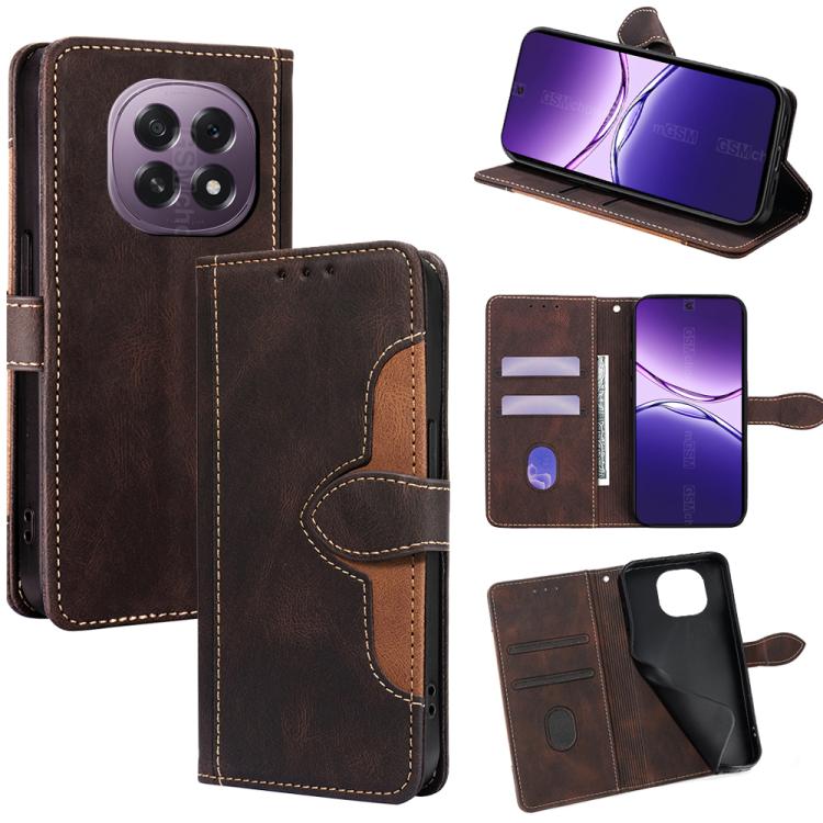Custodia per telefono in pelle con fibbia magnetica Skin Feel, For OPPO A5 5G 2025 Global, For OPPO Reno14 Pro 5G Global, For OPPO Find X8s+ 5G, For OPPO Find X8s 5G, For OPPO Find X8 Ultra 5G, For OPPO F29 5G Global