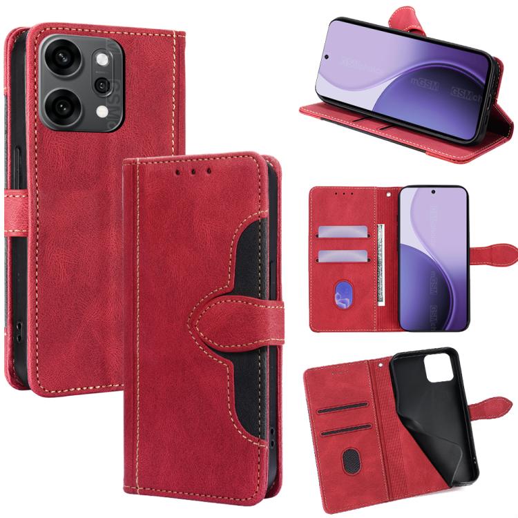 Custodia per telefono in pelle con fibbia magnetica Skin Feel, For OPPO A5 5G 2025 Global, For OPPO Reno14 Pro 5G Global, For OPPO Find X8s+ 5G, For OPPO Find X8s 5G, For OPPO Find X8 Ultra 5G, For OPPO F29 5G Global