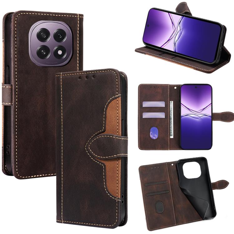 Custodia per telefono in pelle con fibbia magnetica Skin Feel, For OPPO A5 5G 2025 Global, For OPPO Reno14 Pro 5G Global, For OPPO Find X8s+ 5G, For OPPO Find X8s 5G, For OPPO Find X8 Ultra 5G, For OPPO F29 5G Global