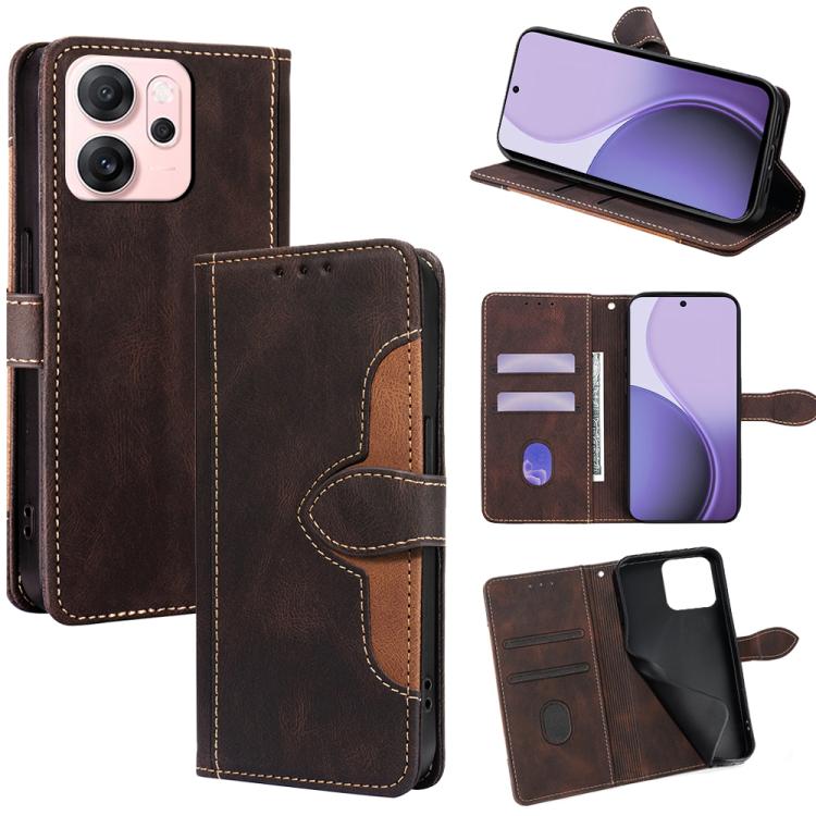 Custodia per telefono in pelle con fibbia magnetica Skin Feel, For OPPO Find X9 5G, For OPPO F31 5G, For OPPO Find X9 Pro 5G, For OPPO K13 Turbo Pro 5G, For OPPO Reno14 F 5G, For OPPO A5x 5G Global