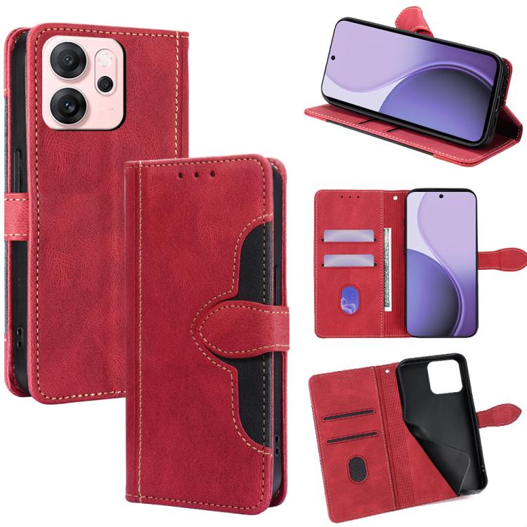 Custodia per telefono in pelle con fibbia magnetica Skin Feel, For OPPO Find X9 5G, For OPPO F31 5G, For OPPO Find X9 Pro 5G, For OPPO K13 Turbo Pro 5G, For OPPO Reno14 F 5G, For OPPO A5x 5G Global