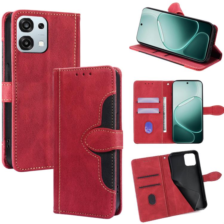 Custodia per telefono in pelle con fibbia magnetica Skin Feel, For OPPO Find X9 5G, For OPPO F31 5G, For OPPO Find X9 Pro 5G, For OPPO K13 Turbo Pro 5G, For OPPO Reno14 F 5G, For OPPO A5x 5G Global