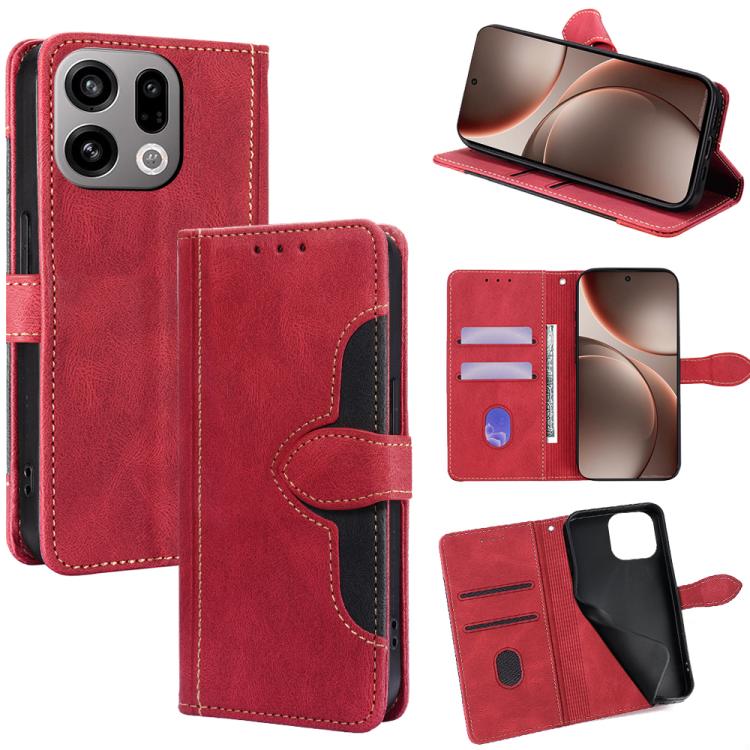 Custodia per telefono in pelle con fibbia magnetica Skin Feel, For OPPO Find X9 5G, For OPPO F31 5G, For OPPO Find X9 Pro 5G, For OPPO K13 Turbo Pro 5G, For OPPO Reno14 F 5G, For OPPO A5x 5G Global