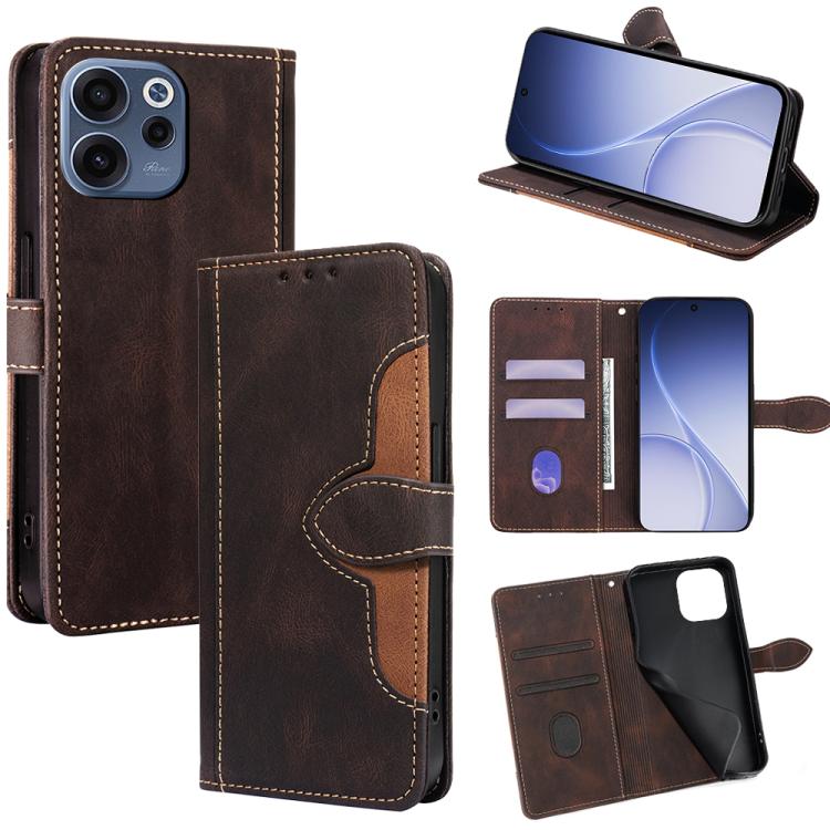 Custodia per telefono in pelle con fibbia magnetica Skin Feel, For OPPO Find X9s Pro 5G, For OPPO Find X9 Ultra 5G, For OPPO A6s 4G, For OPPO Reno15 F 5G, For OPPO A6x 4G Global, For OPPO Reno15 5G Global
